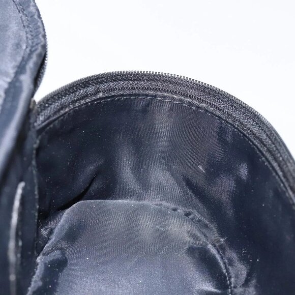 Christian Dior Trotter Canvas Vanity Pouch Black Silver Auth yk19248 - Picture 12 of 16